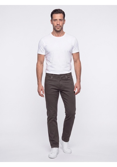 Haki Regular Fit Erkek Chino Pantolon