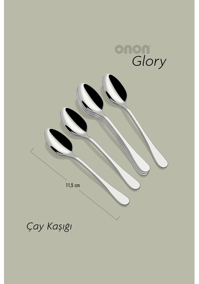 Onon Glory 6 Adet Çay Kaşık Takımı