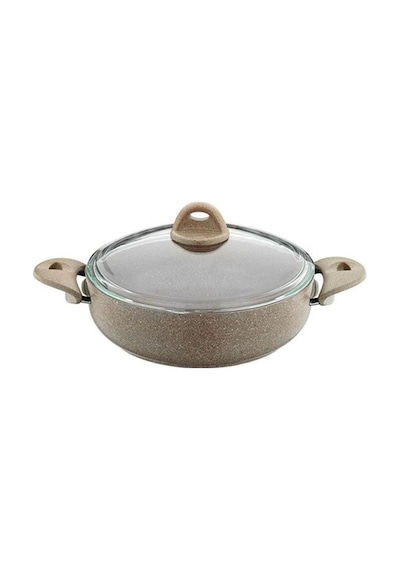 Saflon Sf8630Gr Granit Line 30 CM Basık Tencere 5.25 Litre