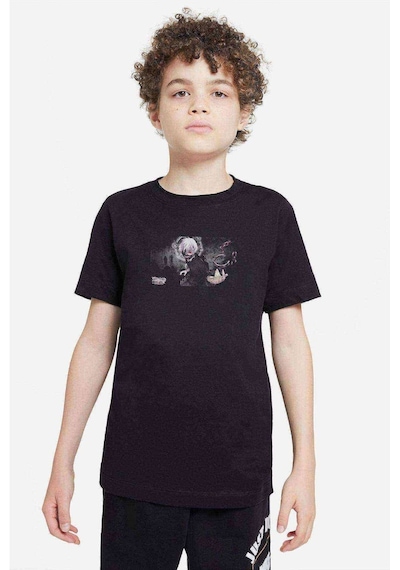Tshirthane Kaneki Ken Baskılı Unisex Çocuk Siyah T-Shirt