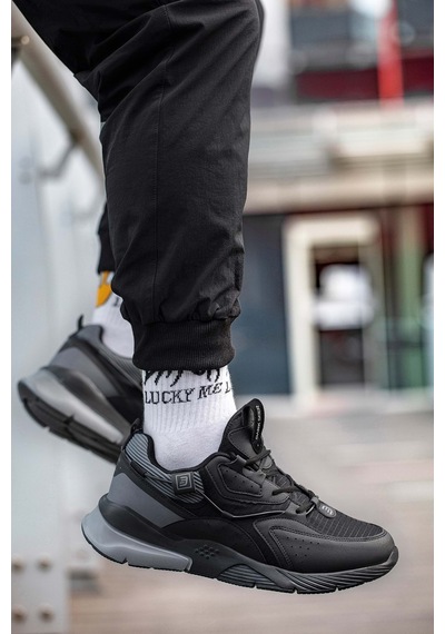Dark Seer Ds E3.1205 Sneaker 2025 Erkek Siyah - Füme