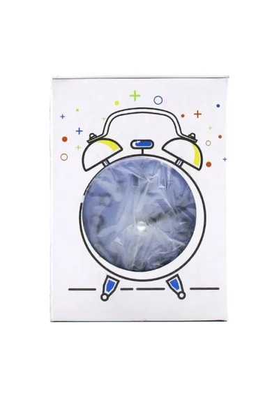 Jenerik Yuvarlak Masa Çalar Saat 9 Cm - Pilli Işıklı