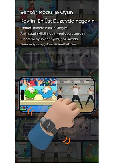 Watch 10 Pro Plus 2 Gb Hafızalı Android Ve Ios Uyumlu Beyaz Akıllı Saat