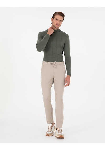 Pierre Cardin Erkek Bej Pantolon Kanvas-chino 50295934-vr011 Bej