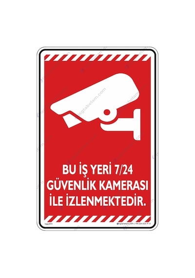 Bu Iş Yeri 7/24 Güvenlik Kamerası Ile Izlenmektedir (545928067)
