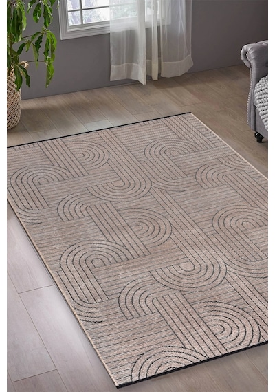 Troy Yıkanabilir Kaydırmaz, Pamuk Dokuma, Premium Kalite Salon&mutfak&yemek Odası Kilimi Ty112-bej Bej - Siyah Troy Yıkanabilir Kaydırmaz, Pamuk Dokuma, Premium Kalite Salon&mutfak&yemek Odası Kilimi Ty112-bej Bej - Siyah
