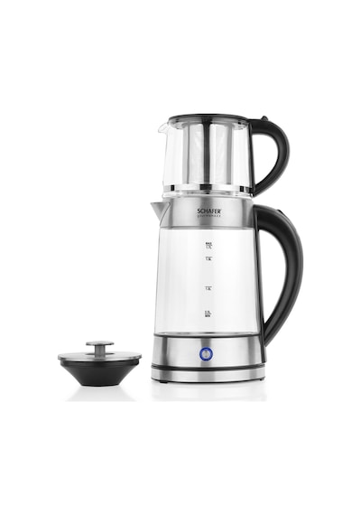 Schafer Gourmemaxx Cam Çay Makinesi Kettle 4 Parça