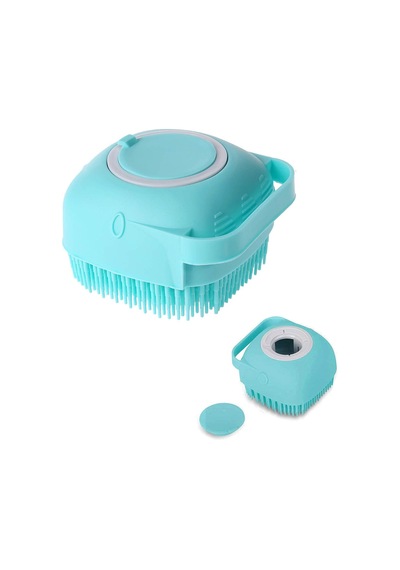 Silikon Banyo Ve Duş Fırçası, Dahili Sabun Şampuan Hazneli, Yumuşak Masaj Etkili, Ergonomi Sku: Smg8690010461902