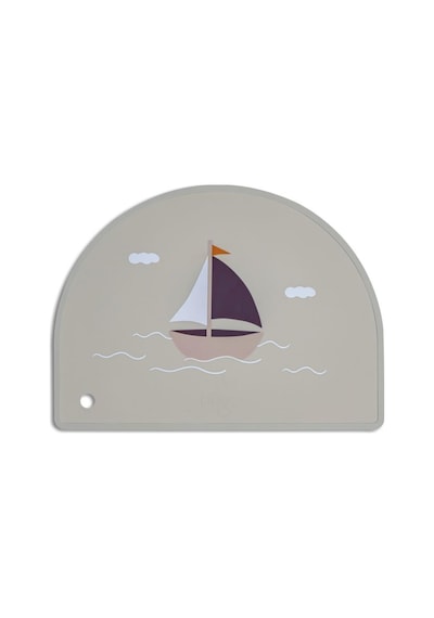 Citron Silicone Placemat Semi Circle Mama Altlığı - Vehicles