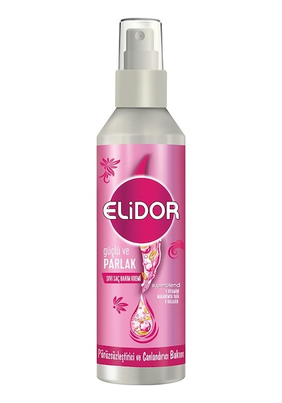 Elidor Superblend Güçlü ve Parlak Pürüzsüzleştirici Canlandırıcı Sıvı Saç Bakım Kremi 200 ML