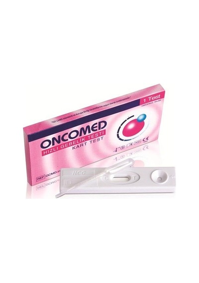 Oncomed Hızlı Gebelik Testi 1 Kart Test