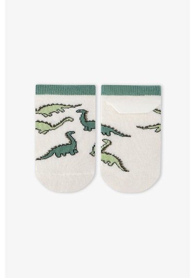Penti Renkli Erkek Çocuk Sleepasaurus 3'lü Patik Çorap