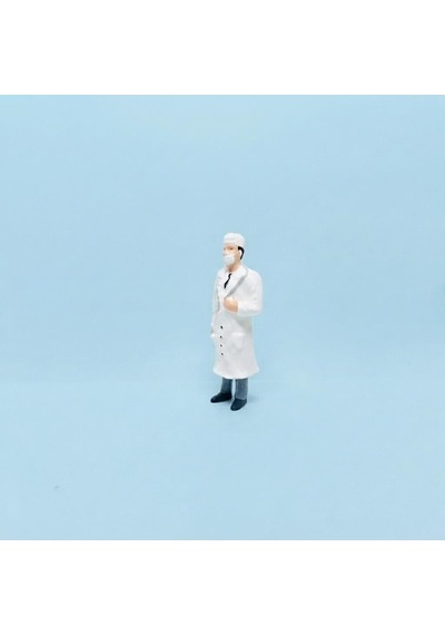 Erkek Doktor Teraryum Figürü 8.5cm Çok Renkli