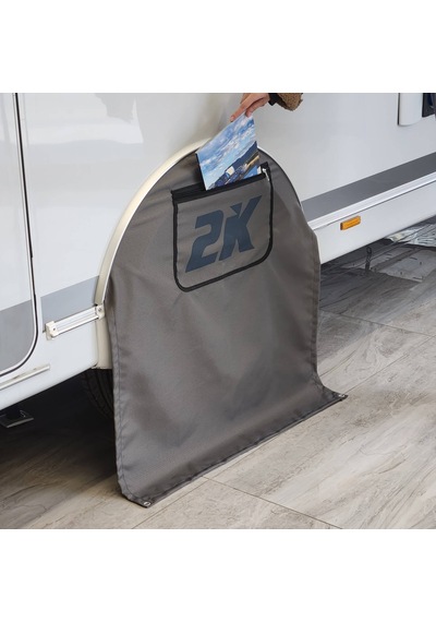 2k Cepli Ripstop Karavan Teker Kılıfı 91x84cm
