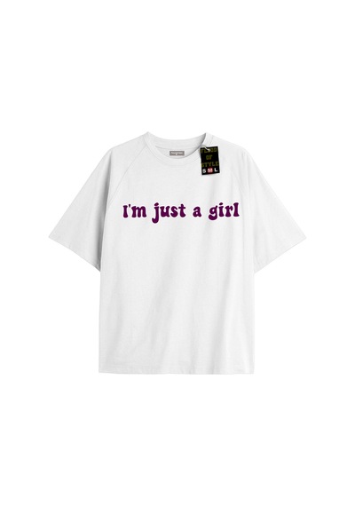 Flood Of Style Beyaz Oversize T-shirt Imjustagirl Özel Tasarım