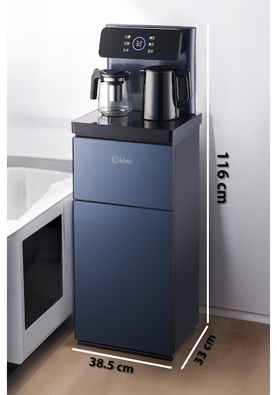 Kiwi KWP-8570 Gizli Damacanalı Dahili Otomatik Çaycılı Sıcak Soğuk Dijital Su Sebili