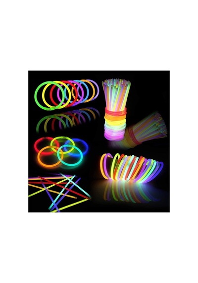 Glow Stick Fosforlu Neon Çubuk 50 Li Paket Diğer