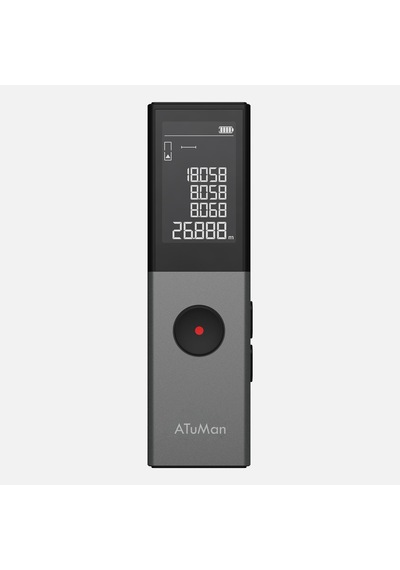 Atuman Ls-b 50 Metre Yeşil Lazer Metre Gün Işığına Uygun Şarjlı Dijital Mesafe Alan Hacim Ve Açı Ölçer Lazermetre