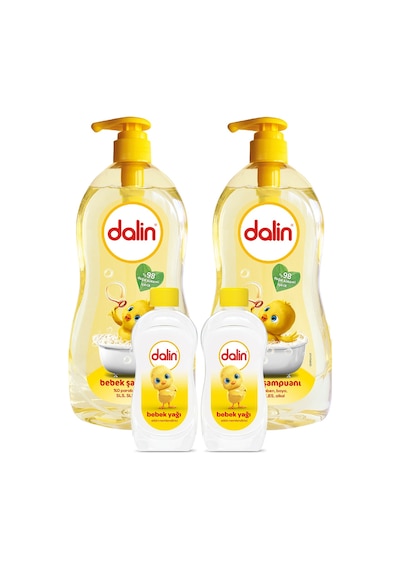 Dalin Bebek Şampuanı 700 Ml + Bebek Yağı 100 Ml 2 Adet
