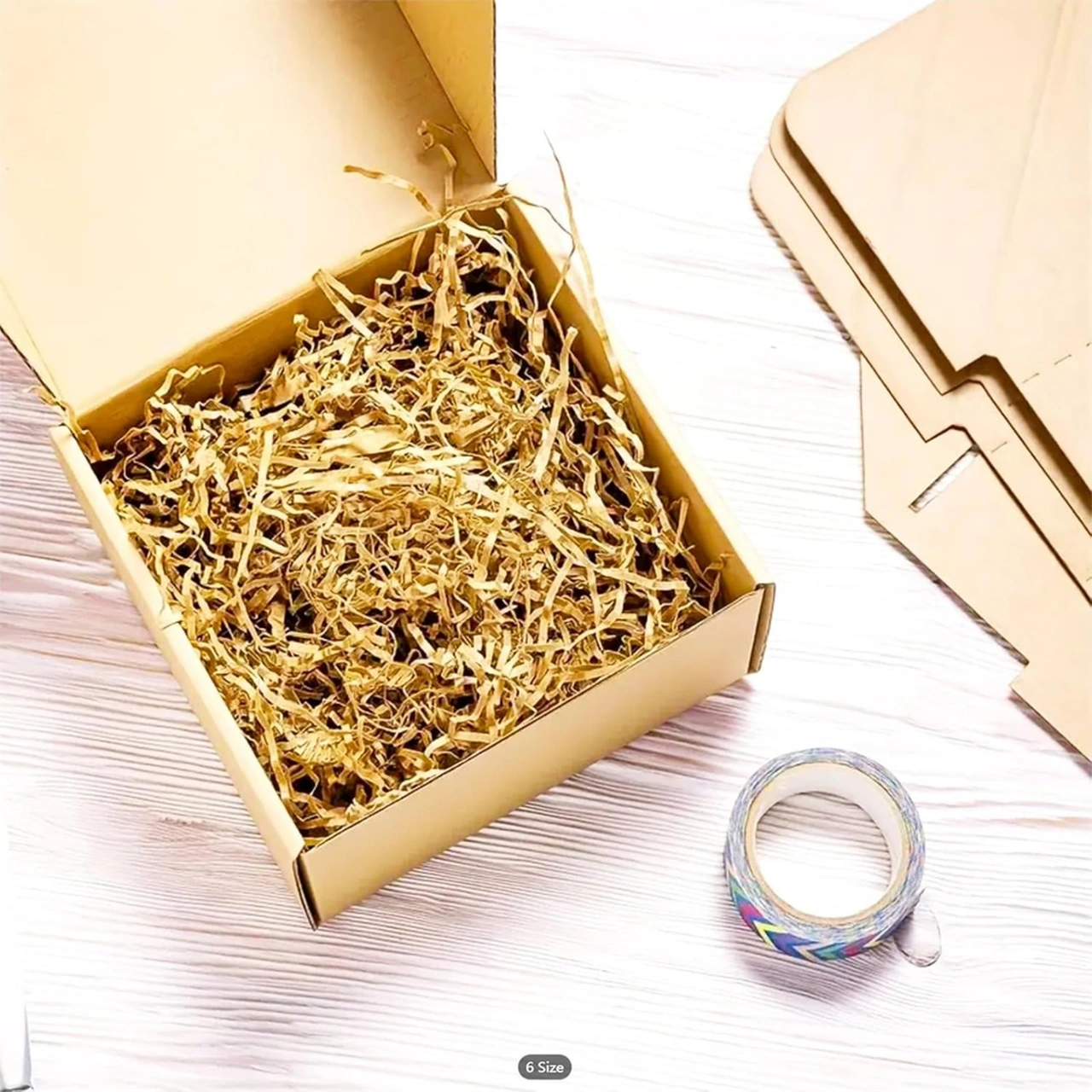 Kilitli E-ticaret Hediye Kutusu, Kraft Karton Kargo Paketleme Kutusu, 25 Adet, 10x10x5 Cm 25 Adet