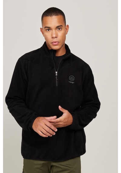 Wrangler All Terrain Gear Regular Fit Yarım Fermuarlı Siyah Polar W222573100 Siyah Wrangler All Terrain Gear Regular Fit Yarım Fermuarlı Siyah Polar W222573100 Siyah