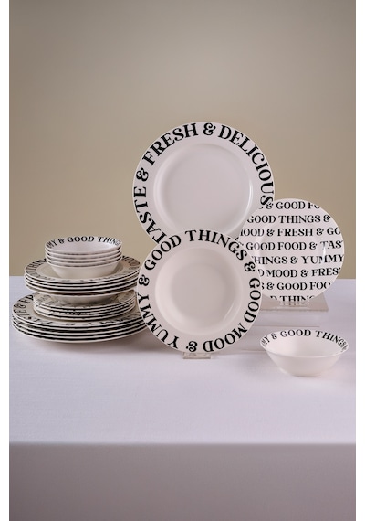 Emsan Forever Bone Good Mood 24 Parça 6 Kişilik Yemek Takımı Multicolor