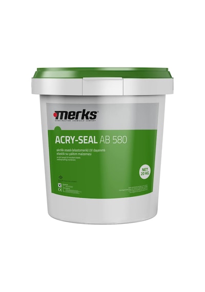 Merks Acry-seal 580uv 5 Kg Beyaz Likit Membran