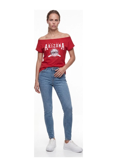 CEMO Kadın Yüksek Bel Skinny Fit Jean Pantolon 26k6-c2660-bzm-42 Kar Yıkama