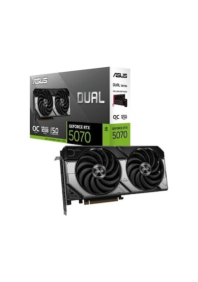 Asus Dual-rtx5070-o12g-nvıdıa-geforce-rtx 5070-12gb Gddr7-192bit--2xhdmı-3xdp-dlss4 Ekran