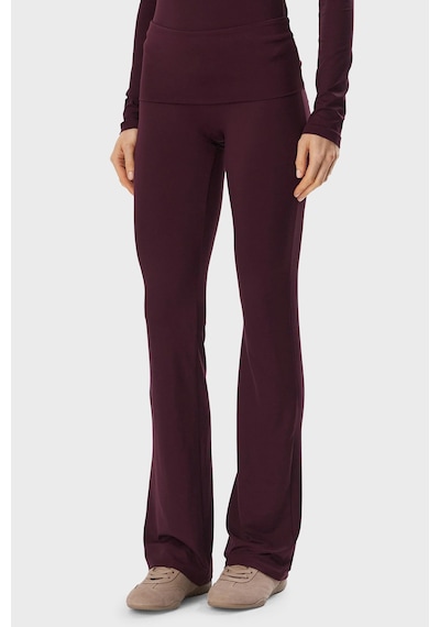 Guess Lotus Slim Fit Yüksek Bel Düz Paça Pantolon V6yb24k4713 Kadın Pantolon V6yb24 K4713 Rgp Bordo