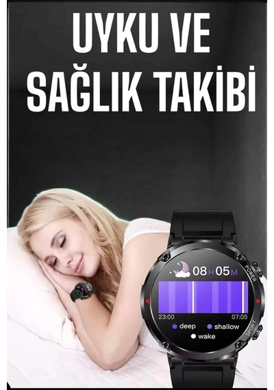 Akıllı Saat Yeni Nesil Bluetooth Bağlantılı Uyku Ve Sağlık Takibi