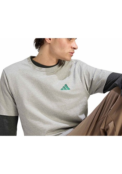 Adidas M Taste Of Vıctory Pasta Tee Erkek Günlük Tişört Kg0945 Gri
