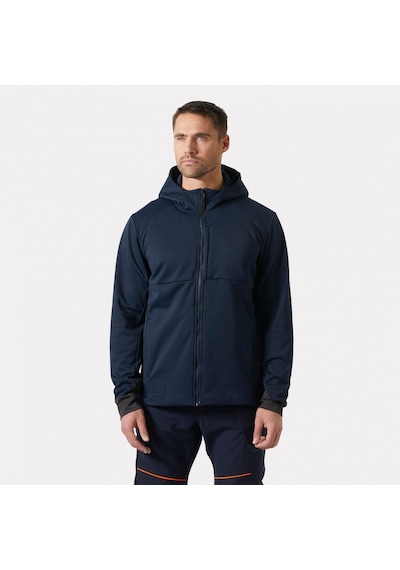 Tech Hooded Midlayer Jacket - Navy - L Lacivert