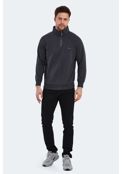 Slazenger Sammy In Erkek Sweatshirt Koyu Gri