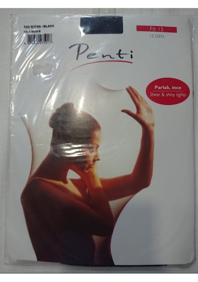 Fit 15 Külotlu Çorap 2 Adet Siyah Yeni Sezon Siyah