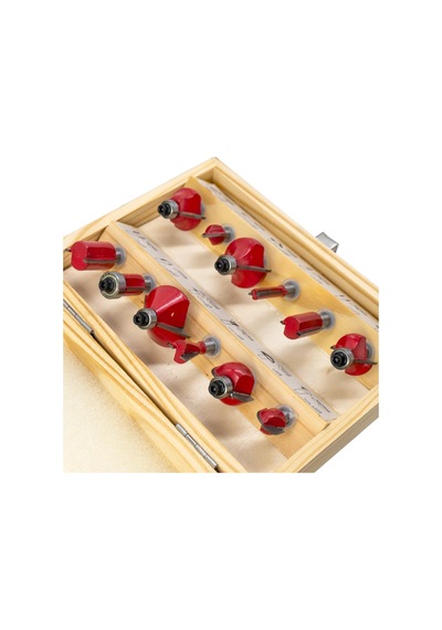Rox Wood 0309 Ahşap Freze Seti 12 Parça Sap: 6mm