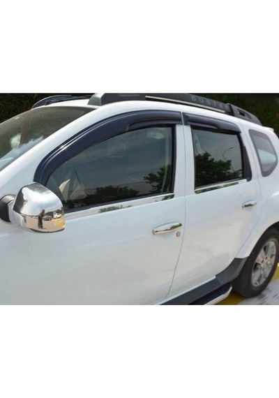 Dacıa Duster 2010-2017 Krom Cam Çıtası Paslanmaz Çelik 4 Parça