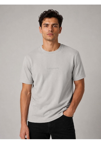 Classics Men Bordoo Basic Bisiklet Yaka Kısa Kol Erkek Tişört 7699 Gri
