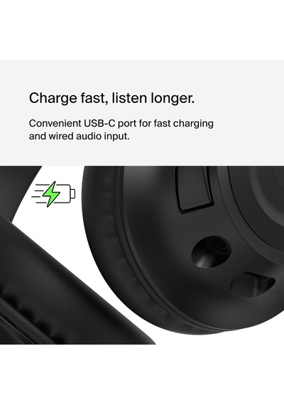 Soundform Inspire Kablosuz Kulak Üstü Kulaklık Çocuklar İçin, Çevrimiçi Öğrenme Ve Dahili Mikrofonla Seyahat - İphone, İpad, Galaxy Ve Daha Fazlasıyla Uyumlu