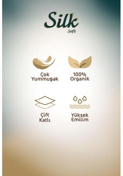 "500" Silk Soft Çift Katlı Pratik Mendil Çek Kullan Kutu Mendil 5adet X 100mendil