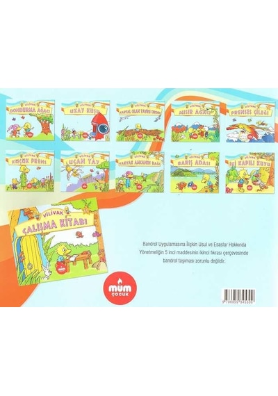 Mum 1. Sınıf Hikaye Seti 10 Kitap + Cd Vilivak Masal Kitapları