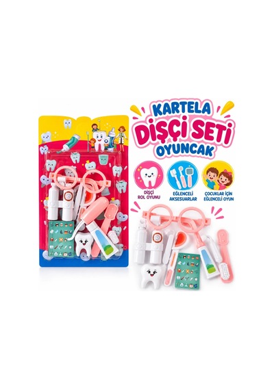 Ers Dnt-78- Kartela Dişçi Set Oyuncak