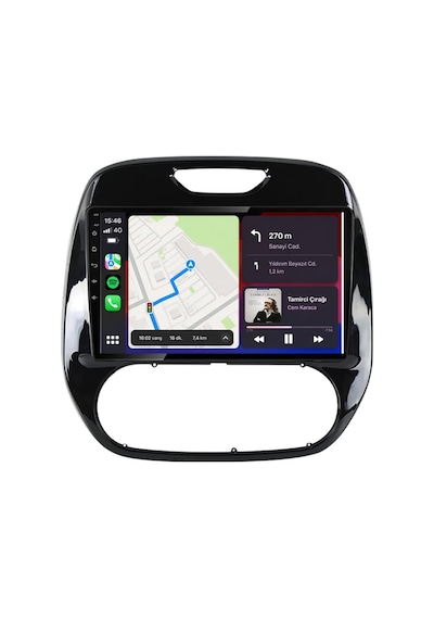 Renault Captur 2013-2019 Android Multimedya Carplay Android Auto Navigasyon 10gb Ram 256gb Pro 9"