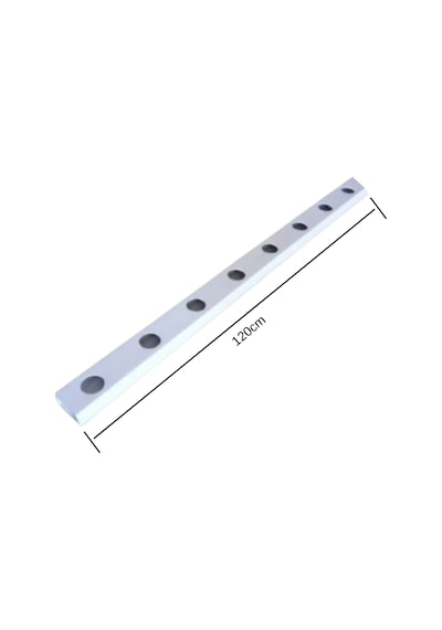 Topraksız Tarım Borusu Nft Kanalı 120 Cm 8 Delikli 80x50mm 4 Adet