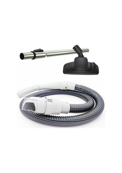 İhlas İle Uyumlu Aqua Vac Elektrikli Süpürge Çelik Telli Hortumu Emici Yer Başlığı Teleskopik Boru