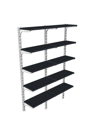 Rafburada Rafburada® 5 Katlı Duble Kitaplık. Ahşap Duvar Rafı. Dekoratif Ra