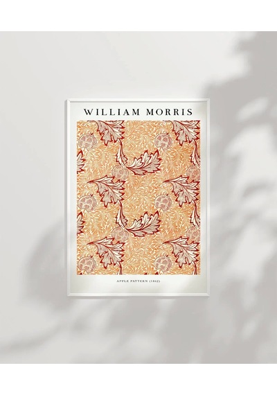 Çerçevesiz Poster William Morris Elme Deseni