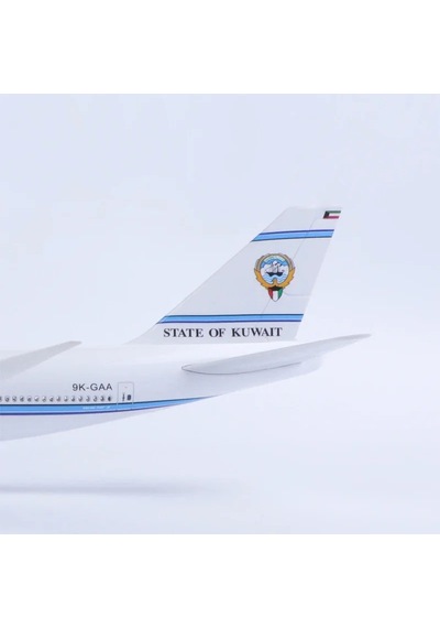 State Of Kuwait B747 Yolcu Uçağı Model Uçak 1/160 47cm