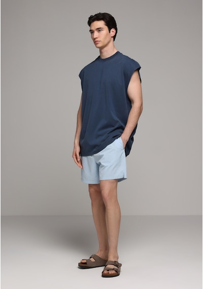 Colin's Colins Slim Fit Düz Erkek Mavi Deniz Şortu Cl1072836 Q1.v1 Lbl Açık Mavi