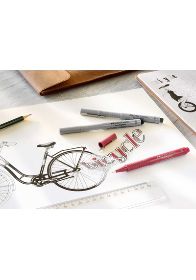 Faber-castell Ecco Pigment Teknik Çizim Kalemi, 0.4 Mm Genel